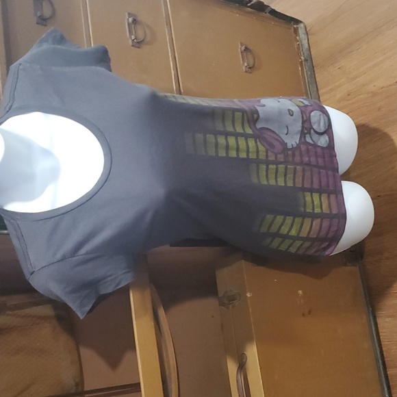 IMAGINARY PEOPLE HELLO KITTY cap sleeve tshirt.. #5108 - Picture 3 of 7